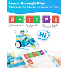 WhalesBot C3 Pro : Robot éducatif programmable 12-en-1 pour enfants