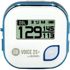 GolfBuddy Voice 2S+ GPS Golf Parlé, 40 000 Parcours, Bleu