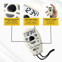 Scorez sans vous tromper ! Compteur tactile à boutons différenciés, léger et ultra pratique