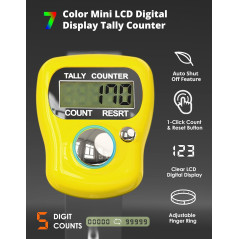 Compteur Digital KTRIO 5 Chiffres LCD pour Loisirs & Sport