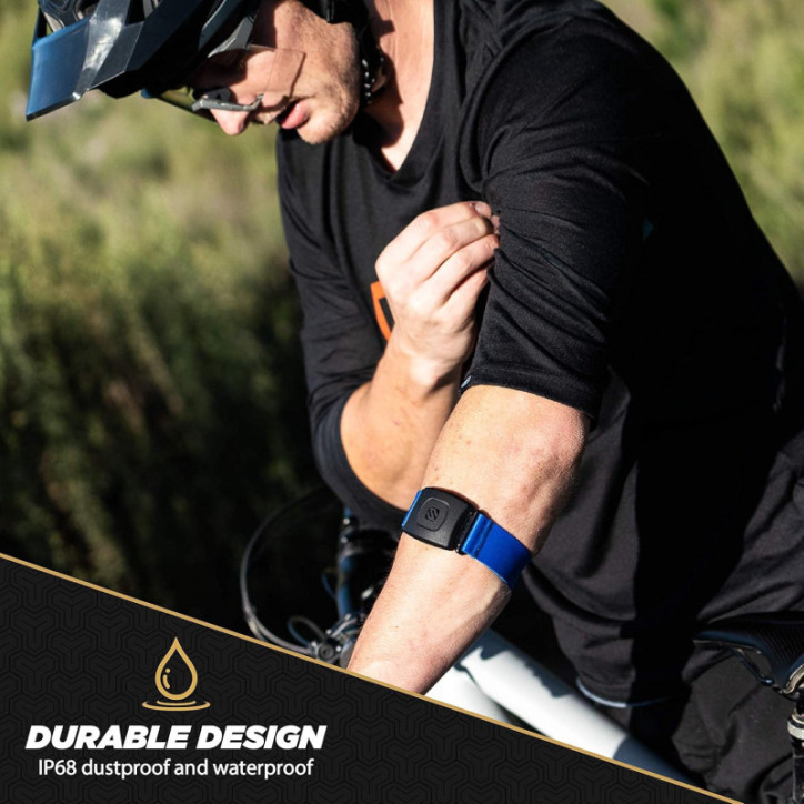 Scosche Rhythm R+2.0 Waterproof Heart Rate Monitor Armband with ANT+ & BLE for Accurate Workout Tracking