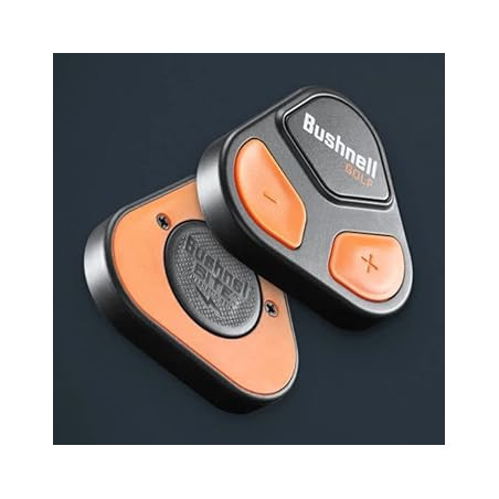 Wearable4U Bushnell Wingman View GPS Golf avec Écouteurs Noirs et Chargeurs Muraux & Voiture