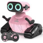 GILOBABY Robot Télécommandé pour Enfants avec Yeux LED, Mouvements Dansants, Rose, 3+ Ans GILOBABY Robot Télécommandé pour Enfants avec Yeux LED, Mouvements Dansants, Rose, 3+ Ans