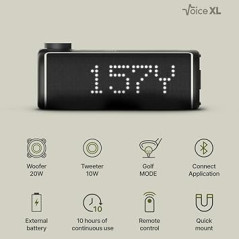 GolfBuddy Voice XL GPS Golf - Son Riche & Résistant IPX6