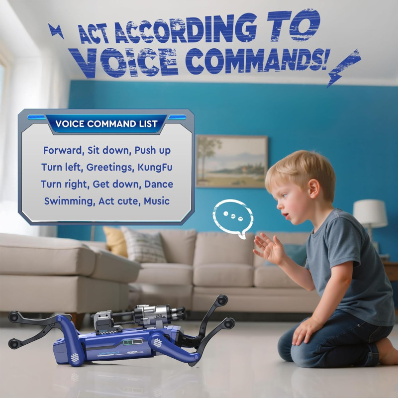 Chien Robot Intelligent - Jouet STEM Interactif avec Télécommande