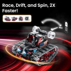 Sillbird 4in1 Robot Building Kit with Remote for Kids Ages 8-12 - 631 PCS STEM Toy