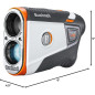 BUSHNELL GOLF Tour V6 Shift télémètre golf blanc/noir/orange précision professionnelle BUSHNELL GOLF Tour V6 Shift télémètre golf blanc/noir/orange précision professionnelle