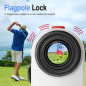 Golf Range Finder with Slope, 1200 Yards, 7X Magnification, Rechargeable, Flag Lock & Vibration