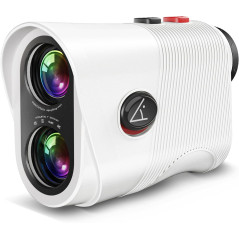 Golf Range Finder with Slope, 1200 Yards, 7X Magnification, Rechargeable, Flag Lock & Vibration