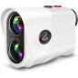 Golf Range Finder with Slope, 1200 Yards, 7X Magnification, Rechargeable, Flag Lock & Vibration
