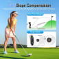 Télémètre de golf 1200 yards avec inclinaison, zoom 7x, rechargeable, vibration & verrou drapeau Télémètre de golf 1200 yards avec inclinaison, zoom 7x, rechargeable, vibration & verrou drapeau