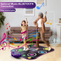 Flooyes Electronic Dance Mat for Kids 3-12, Wireless Bluetooth, Light-up 6-Button, 5 Game Modes, Birthday Gift Flooyes Electronic Dance Mat for Kids 3-12, Wireless Bluetooth, Light-up 6-Button, 5 Game Modes, Birthday Gift