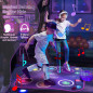 Flooyes Electronic Dance Mat for Kids 3-12, Wireless Bluetooth, Light-up 6-Button, 5 Game Modes, Birthday Gift Flooyes Electronic Dance Mat for Kids 3-12, Wireless Bluetooth, Light-up 6-Button, 5 Game Modes, Birthday Gift