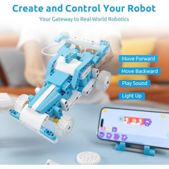 WhalesBot D1 : Kit Robot STEM Programmable 21-en-1 pour Enfants