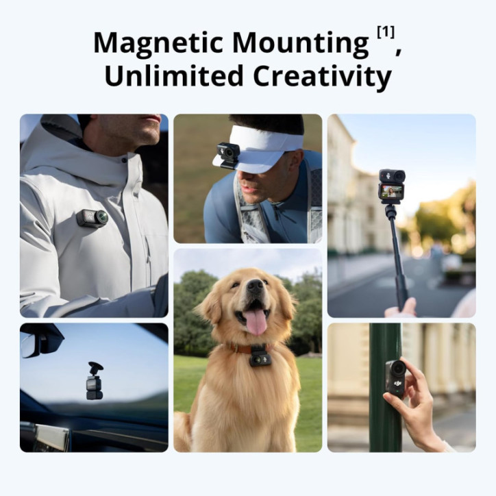 DJI Osmo Nano Standard Combo (128GB) – Compact 4K/60fps Vlogging Camera with 1/1.3 Sensor & 143° FOV DJI Osmo Nano Standard Combo (128GB) – Compact 4K/60fps Vlogging Camera with 1/1.3 Sensor & 143° FOV