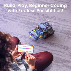 Kit Robot Sillbird 5-en-1 avec Télécommande - Cadeau STEM 8-12 ans