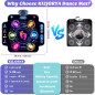KIZJORYA Upgraded Kids Dance Mat, Wireless Bluetooth, 5 Speeds & 9 Levels, Light-Up Music Game Toy for Ages 3-10+
