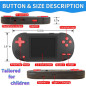 Console de jeux portable enfant, 300 jeux intégrés dont 137 classiques 16-bit, écran 3 pouces Console de jeux portable enfant, 300 jeux intégrés dont 137 classiques 16-bit, écran 3 pouces