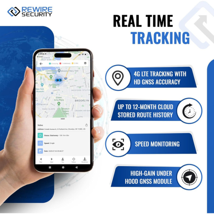 REWIRE SECURITY DB2 Traceur GPS Filiaire pour Véhicules – Installation Facile, Suivi en Temps Réel REWIRE SECURITY DB2 Traceur GPS Filiaire pour Véhicules – Installation Facile, Suivi en Temps Réel