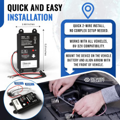 Traceur GPS REWIRE DB2 filaire pour véhicules – Installation facile