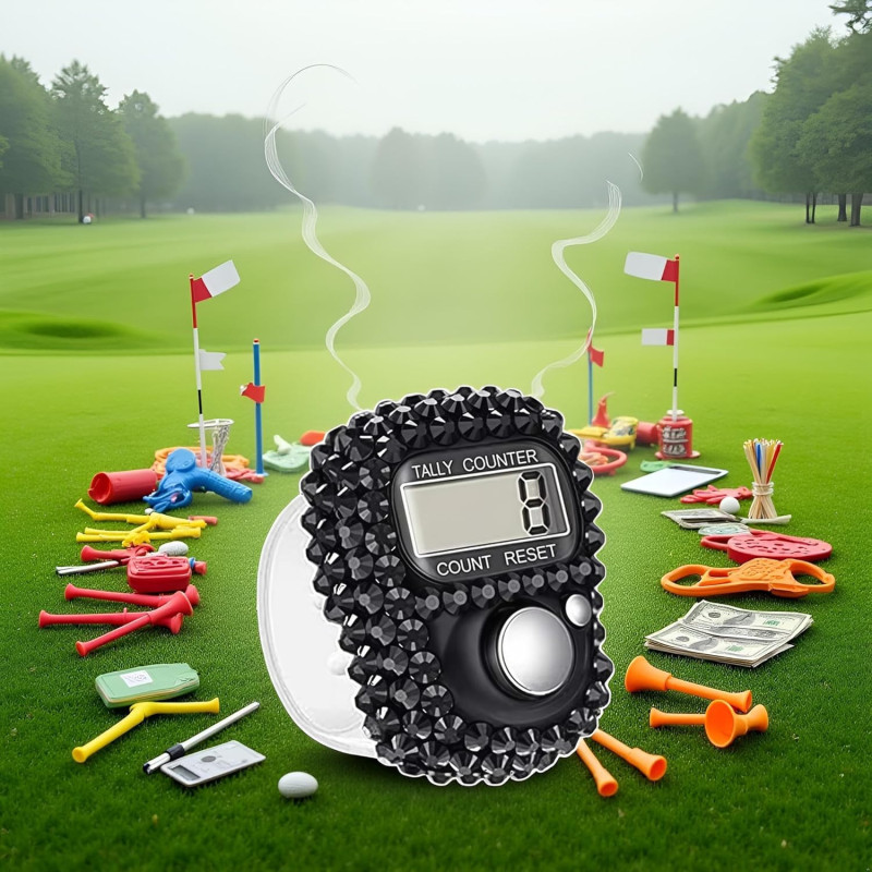 Portable Electronic Finger Tally Counter with Digital Display for Sports
