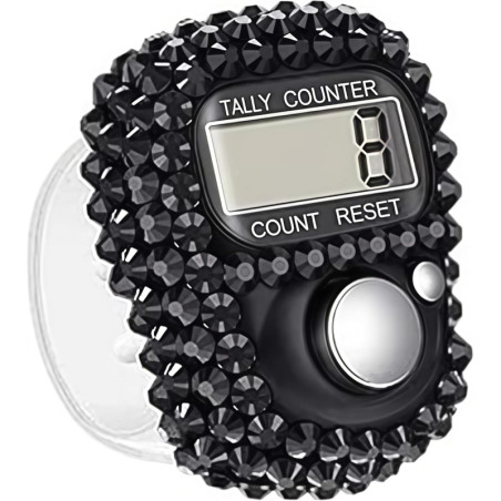 Compteur électronique digital portable avec affichage, réinitialisable, pour golf et comptage laps