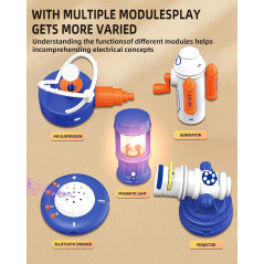 Kits STEM pour Enfants 66 Pièces +1200 Projets DIY Éducatifs