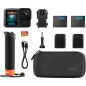 Pack Accessoires GoPro HERO13 Black avec The Handler, 2 Batteries Enduro, 64GB MicroSD, et Sacoche