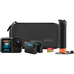 GoPro HERO13 Black Accessory Bundle with Batteries, Mounts & 64GB Card