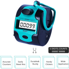 Compteur Manuel Digital 5 Chiffres pour Comptage Précis