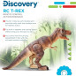Discovery™ Dinosaure T-Rex Télécommandé – Jouet RC Réaliste avec Pas, Rugissements et Mâchoire Active, Pour Enfants 6+ Discovery™ Dinosaure T-Rex Télécommandé – Jouet RC Réaliste avec Pas, Rugissements et Mâchoire Active, Pour Enfants 6+