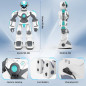 VATOS Robot Télécommandé Programmable 15,4 pour Enfants avec Chant, Danse, Détection Gestuelle & Voix VATOS Robot Télécommandé Programmable 15,4 pour Enfants avec Chant, Danse, Détection Gestuelle & Voix