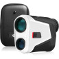 WOSPORTS Télémètre Golf Rouge OLED 1200 Yards 7X Zoom avec Inclinaison et Fixation Magnétique Vibrante
