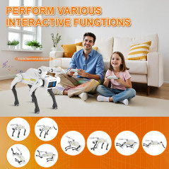 Interactive Robot Dog with Claw – Voice Control & 30+ Actions for Kids