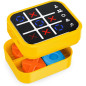 Rechargeable Tic Tac Toe & Brain Games Touchscreen Handheld Puzzle Box – Portable Yellow Travel Toy Gift Rechargeable Tic Tac Toe & Brain Games Touchscreen Handheld Puzzle Box – Portable Yellow Travel Toy Gift
