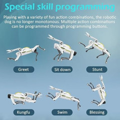Robot Chien 8008 : Jouet Intelligent Programmable et Interactif