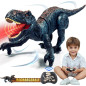 Sunrad Dinosaur Télécommandé pour Enfants 3-12 ans, Robot RC T-Rex avec Lumière, Bruit et Spray Sunrad Dinosaur Télécommandé pour Enfants 3-12 ans, Robot RC T-Rex avec Lumière, Bruit et Spray
