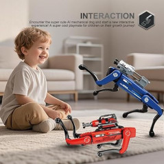 Robot Chien 8021 : AI, Voix, Télécommande, Bras Mécanique