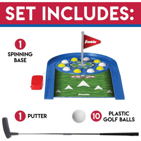 Jeu Mini Golf Franklin Sports pour Enfants - Putter & Balles Inclus