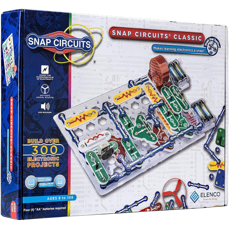 Kit Électronique Snap Circuits SC-300 | 300+ Projets STEM enfants