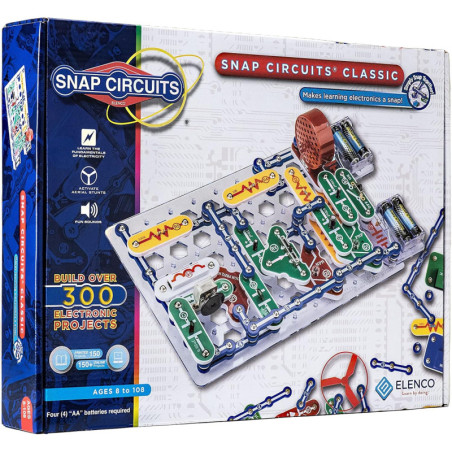 Kit Électronique Snap Circuits SC-300 | 300+ Projets STEM enfants