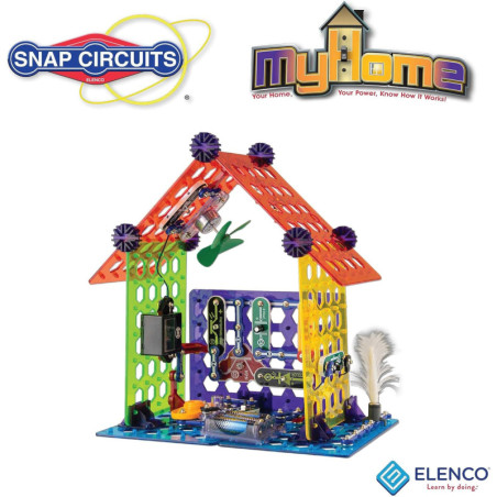 Snap Circuits Elenco Kit Électronique Ma Maison pour Enfants dès 8 Ans et Plus