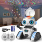 Aikmi Rechargeable Remote Control Robot Toy with Projector Night Light, Gesture Sensor & Music, White Aikmi Rechargeable Remote Control Robot Toy with Projector Night Light, Gesture Sensor & Music, White