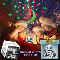 Robot Aikmi Rechargeable avec Projecteur & Capteur de Geste