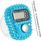 Compteur Digital Portable Jowxsx Bleu à Doigt, Mini Compteur Réinitialisable pour Golf et Tricot Compteur Digital Portable Jowxsx Bleu à Doigt, Mini Compteur Réinitialisable pour Golf et Tricot