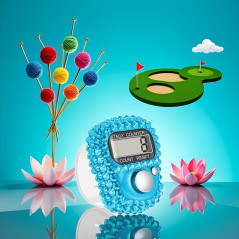 Compteur Digital Jowxsx Bleu – Mini Compteur Portable Pratique