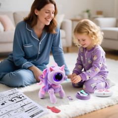 BIRANCO Robot Licorne Télécommandé - Jouet STEM Enfant 3-6 ans