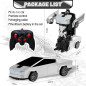 Voiture Télécommandée Transformer Cyber 2.4Ghz Déformation 360° Drift RC Robot Camion Jouet Enfant 4+ ans Voiture Télécommandée Transformer Cyber 2.4Ghz Déformation 360° Drift RC Robot Camion Jouet Enfant 4+ ans