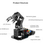 Robotic Arm 5DOF Arduino AI Smart Robot Arm Open Source STEM Educational Robotics & Programming Kit Robotic Arm 5DOF Arduino AI Smart Robot Arm Open Source STEM Educational Robotics & Programming Kit