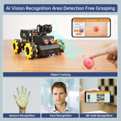 Robot HIWONDER AI with Raspberry Pi 5 - Kit DIY HD Python